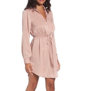 Lush dusty pink payton cinched dress